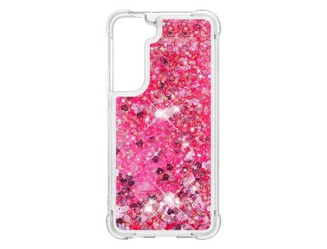 Funda para Samsung Galaxy S22(TPU y PU - Rosa)