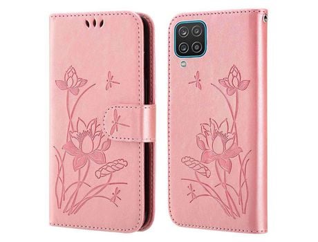 Funda para Samsung Galaxy A12(PU - Rosa)