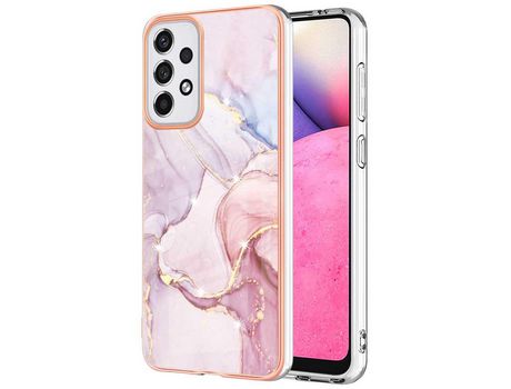 Funda para Samsung Galaxy A33 5G(TPU y PU - Rosa)
