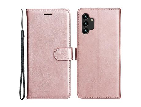 Funda para Samsung Galaxy A13 4G/A13 Lite 4G(PU - Rosa)