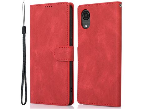 Funda para Samsung Galaxy A03 Core(PU - Rojo)