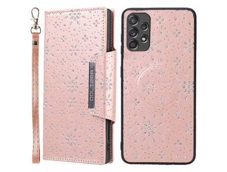 Funda para Samsung Galaxy A73 5G(PU - Rosa)