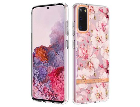 Funda para Samsung Galaxy S20(TPU y PU - Rosa)