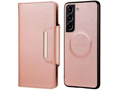 Funda para Samsung Galaxy S21 Fe 5G/S21 Fan Edition(PU - Rosa)