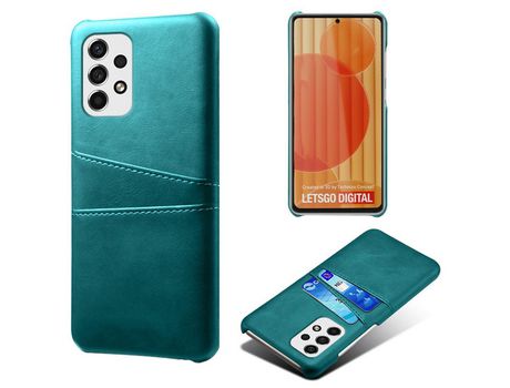Funda para Samsung Galaxy A53 5G(TPU y PU - Verde)