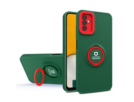 Funda para Samsung Galaxy A13 5G(TPU y PU - Verde)