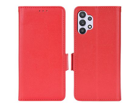Funda para Samsung Galaxy A13 4G(PU - Rojo)