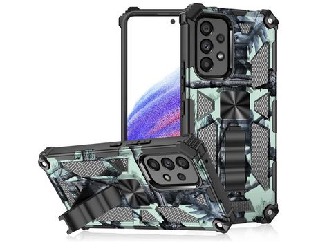 Funda para Samsung Galaxy A53 5G(TPU y PU - Verde)