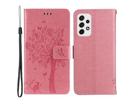 Funda para Samsung Galaxy A53 5G(PU - Rosa)