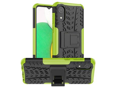 Funda para Samsung Galaxy A03 Core(TPU y PU - Verde)