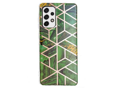 Funda para Samsung Galaxy A53 5G(TPU y PU - Verde)