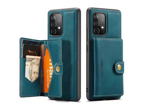 Funda para Samsung Galaxy A53 5G(TPU y PU - Verde)
