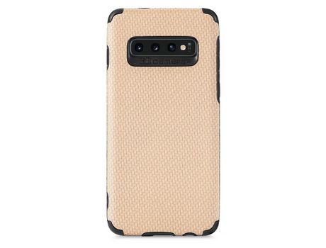 Funda para Samsung Galaxy S10 4G(TPU y PU - Rosa)