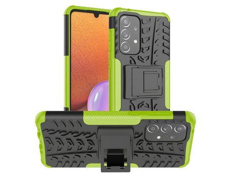 Funda para Samsung Galaxy A33 5G(TPU y PU - Verde)