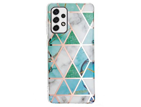 Funda para Samsung Galaxy A53 5G(TPU y PU - Verde)