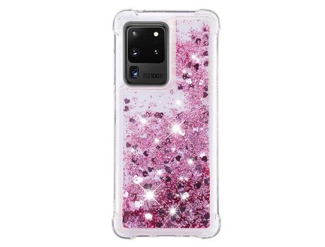 Funda para Samsung Galaxy S20 Ultra(TPU y PU - Rosa)