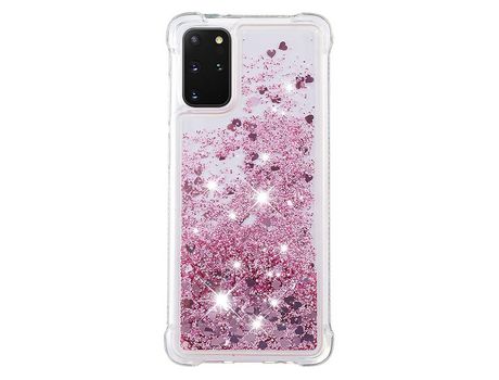 Funda para Samsung Galaxy S20 Plus 4G/5G(TPU y PU - Rosa)