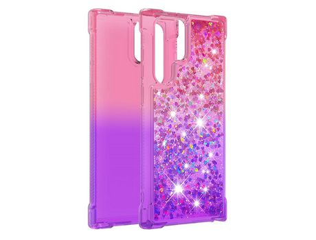 Funda para Samsung Galaxy S22 Ultra(TPU y PU - Rosa)