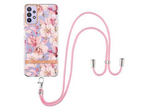 Funda para Samsung Galaxy A32 5G/M32 5G(TPU y PU - Rosa)
