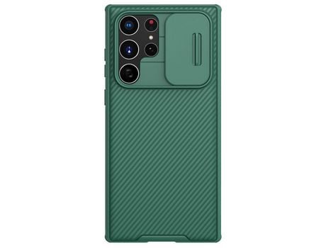 Funda para Samsung Galaxy S22 Ultra 5G(TPU y PU - Verde)
