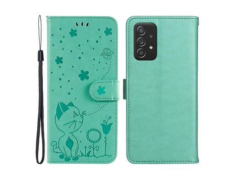 Funda para Samsung Galaxy A73 5G(PU - Verde)