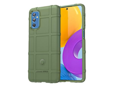 Funda para Samsung Galaxy M52 5G(TPU y PU - Verde)