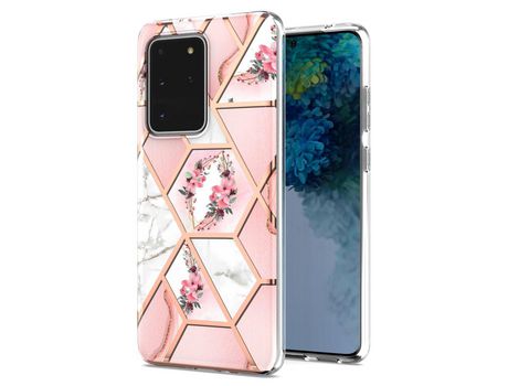 Funda para Samsung Galaxy S20 Ultra(TPU y PU - Rosa)