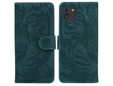Funda para Samsung Galaxy A03 (166.5 X 75.98 X 9.14Mm)(PU - Verde)