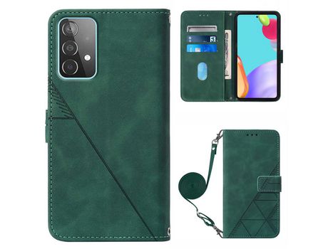Funda para Samsung Galaxy A52 4G/5G/A52S 5G(PU - Verde)