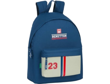 Mochila BENETTON Varsity Azul (33x42x15cm)