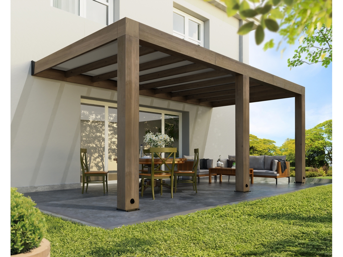 Pérgola CANOPIA Helsinki 3X6 Pérgola de madera de cedro