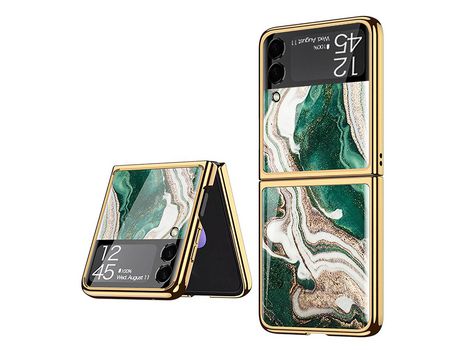 Funda para Samsung Galaxy Z Flip3 5G (TPU y PU - Multicolor)