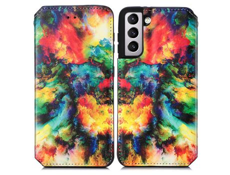 Funda para Samsung Galaxy S22 Plus (PU - Multicolor)