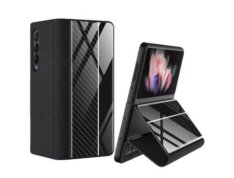 Funda para Samsung Galaxy Z Fold3 5G/W22 5G (TPU, PU, Cuero - Multicolor)