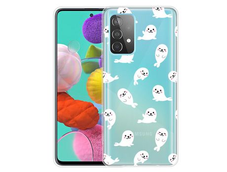 Funda Antiarañazos para Samsung Galaxy A13 4G (TPU y PU - Multicolor)