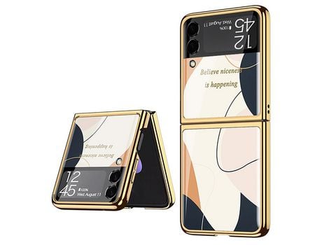 Funda para Samsung Galaxy Z Flip3 5G (TPU y PU - Multicolor)