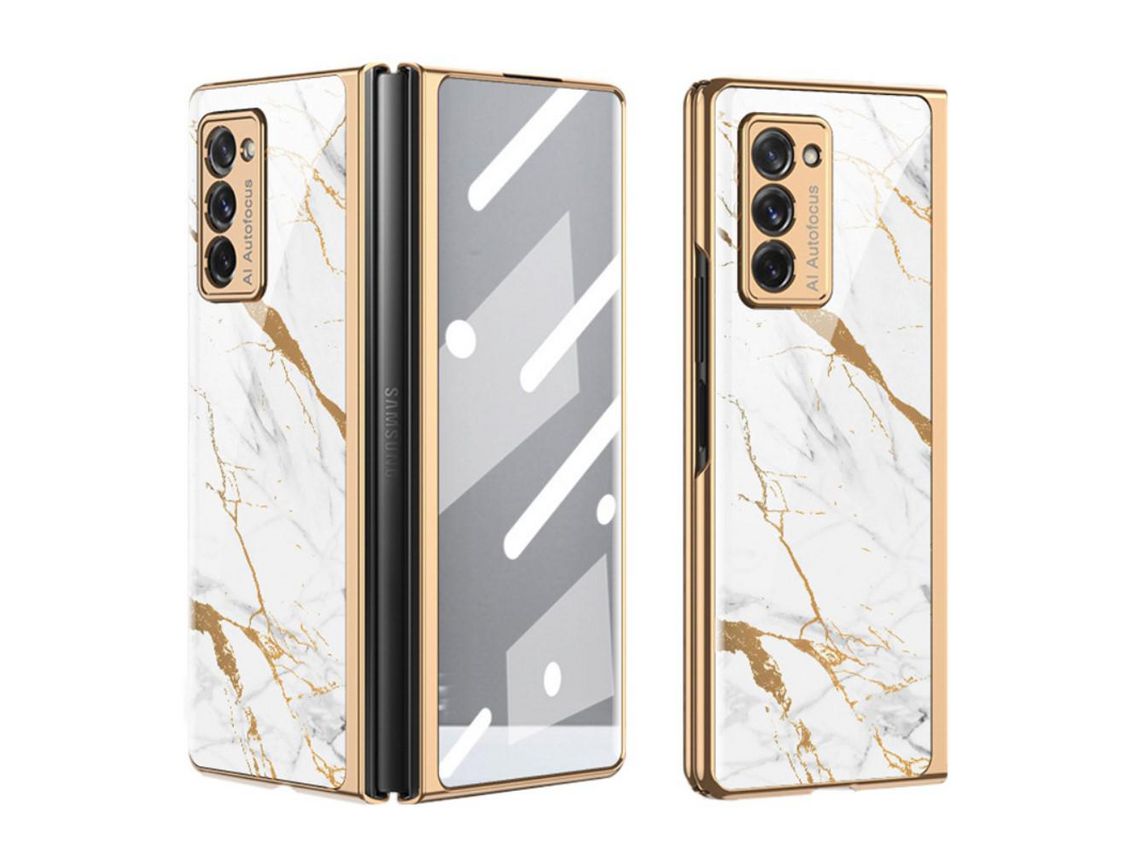 Funda para Samsung Galaxy Z Fold2 5G/W21 (TPU y PU - Multicolor)