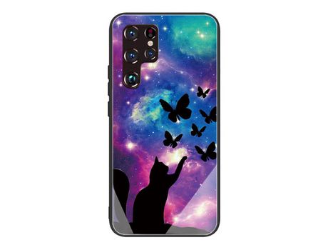 Funda Antiarañazos para Samsung Galaxy S22 Ultra (TPU y PU - Multicolor)