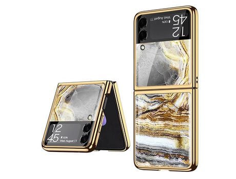 Funda para Samsung Galaxy Z Flip3 5G (TPU y PU - Multicolor)