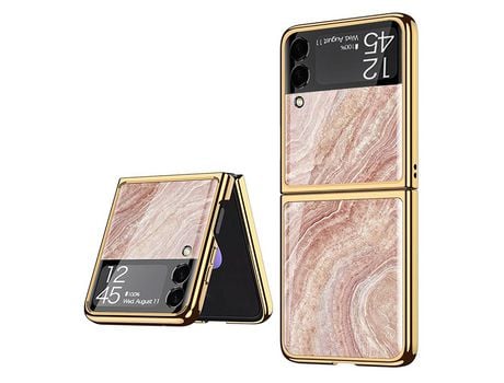 Funda para Samsung Galaxy Z Flip3 5G (TPU y PU - Multicolor)
