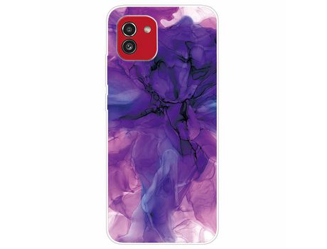 Funda para Samsung Galaxy A03 (164.2 X 75.9 X 9.1Mm) (TPU y PU - Multicolor)
