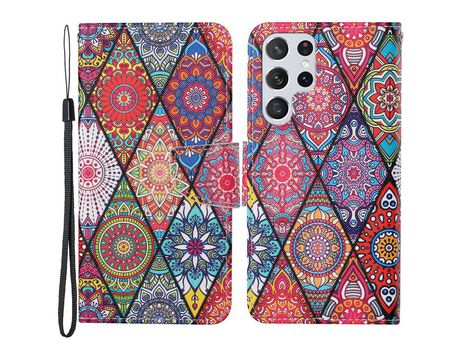 Funda para Samsung Galaxy S22 Ultra (PU - Multicolor)