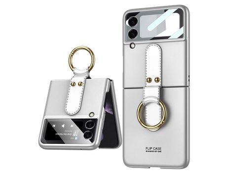 Funda para Samsung Galaxy Z Flip3 5G (TPU y PU - Multicolor)