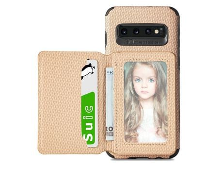 Funda para Samsung Galaxy S10 4G (TPU y PU - Multicolor)