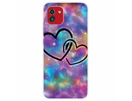 Funda para Samsung Galaxy A03 (164.2 X 75.9 X 9.1Mm) (TPU y PU - Multicolor)