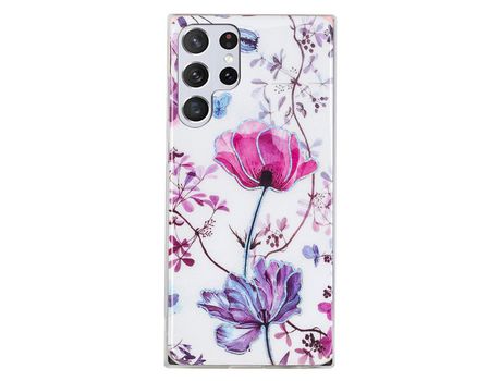 Funda para Samsung Galaxy S22 Ultra (TPU y PU - Multicolor)