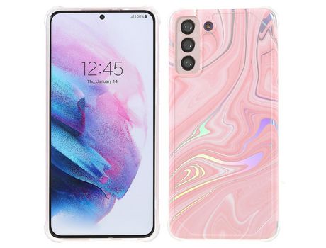 Funda para Samsung Galaxy S21 + 5G (TPU y PU - Multicolor)