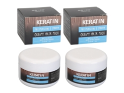2026-2 Unidades De Máscara Capilar Hidratante Suavizante À Base De Plantas, Repara Cabelo Danificado, 3.5 Oz