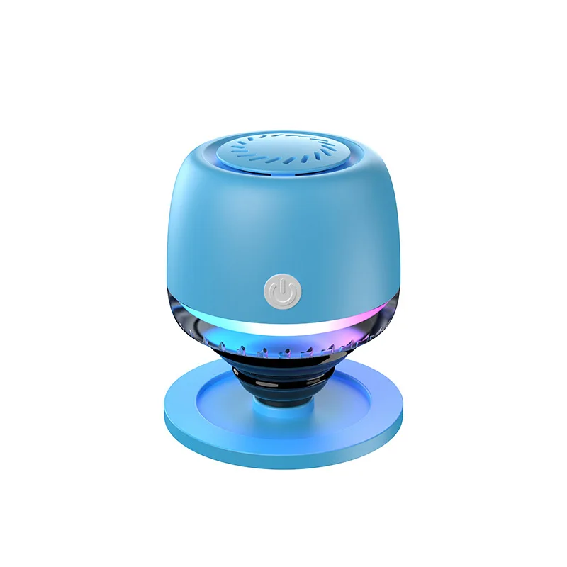 Altavoz Bluetooth (azul Cielo) Con Soporte Magnético Impermeable Para Teléfono Y Mini Subwoofer.