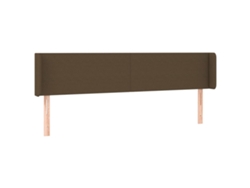 Maison Exclusive - Cabecero De Tela Gris Oscuro 183x16x78/88 Cm